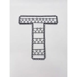 Pottery Barn Wire Wall Letter T - Decoration for kids or teens room